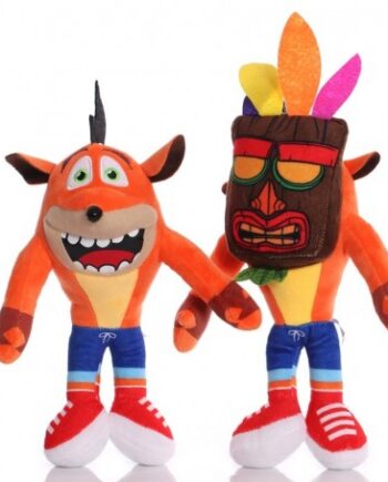 ΛΟΥΤΡΙΝΑ CRASH BANDICOOT ΣΕΤ 2 ΤΕΜΑΧΙΩΝ 30CM (OEM)