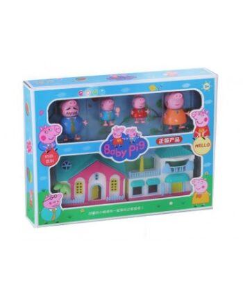 ΣΕΤ ΦΙΓΟΥΡΕΣ ΟΙΚΟΓΕΝΕΙΑ PEPPA ΜΕ ΣΠΙΤΙ (ΟΕΜ)