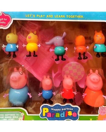 ΣΕΤ ΦΙΓΟΥΡΕΣ ΟΙΚΟΓΕΝΕΙΑ PEPPA ΜΕ 5 ΦΙΛΟΥΣ ΚΑΙ ΑΞΕΣΟΥΑΡ (ΟΕΜ)