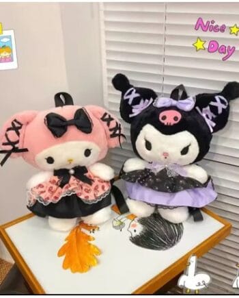 ΛΟΥΤΡΙΝΕΣ ΤΣΑΝΤΕΣ BACKPACK KUROMI-MY MELODY (OEM)