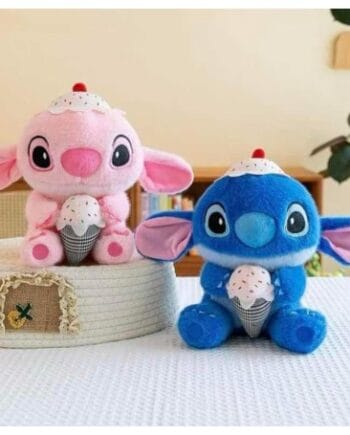 ΛΟΥΤΡΙΝΟΣ STITCH ΚΑΙ ANGEL ICE CREAM 25CM (OEM) ΣΕΤ 2 ΤΕΜΑΧΙΩΝ