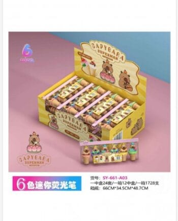 ΣΕΤ ΜΑΡΚΑΔΟΡΟΙ ICE-CREAM CAPYBARA