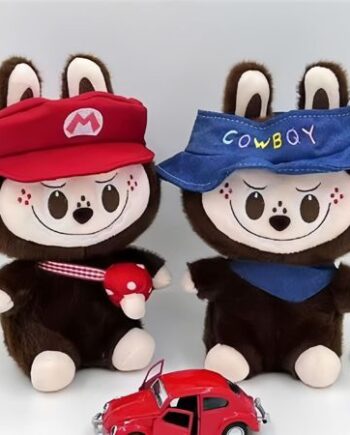 ΛΟΥΤΡΙΝΑ LABUBU ΣΕΤ 2 ΤΕΜΑΧΙΩΝ 25CM